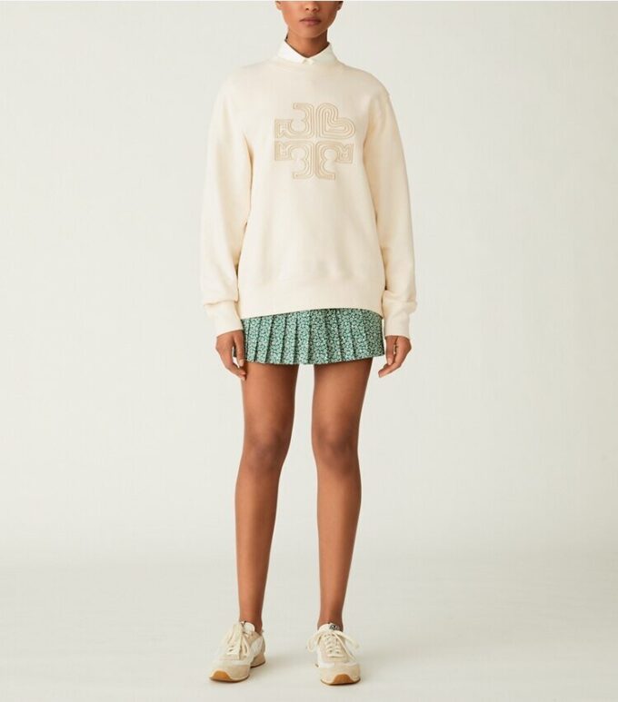Heavy French Terry Heart Logo Crewneck
