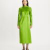 High-Neck Satin Dress High-Neck Satin Dress