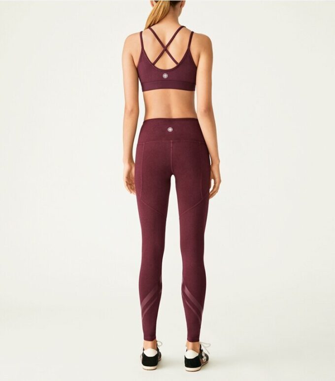 High-Rise Compression MéLange Side-Pocket Chevron Legging