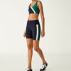 High-Rise Sculpt Compression Side-Stripe Bike Shorts