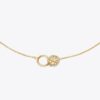 Icon Pavé Interlocking Pendant Necklace