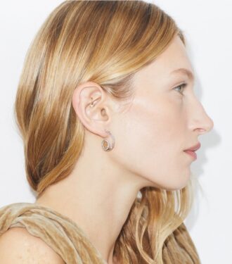 Icon Pavé Loop Earrings