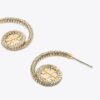 Icon Pavé Loop Earrings
