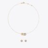 Icon Pavé Necklace And Earring Set
