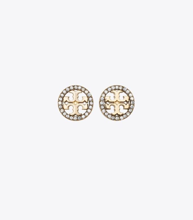Icon Pavé Necklace And Earring Set
