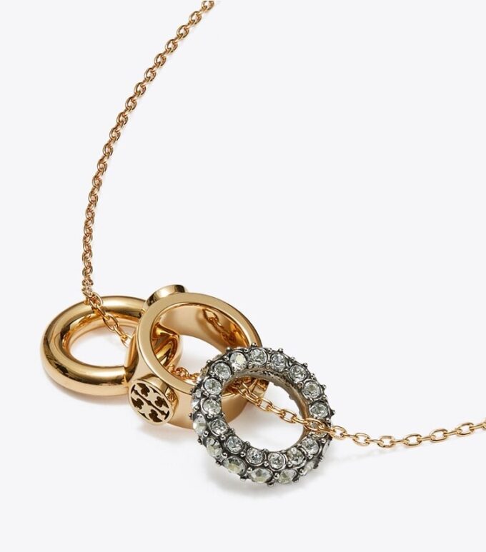 Icon Pavé Necklace And Earring Set