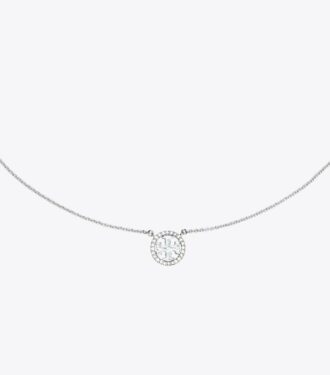 Icon Pavé Pendant Necklace