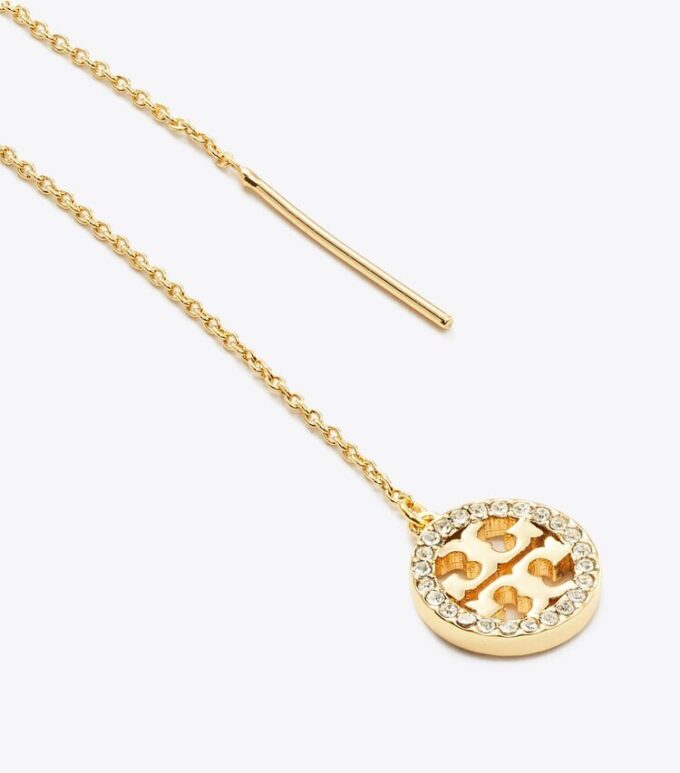 Icon Pavé Threader Earrings