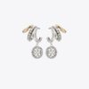 Icon Pavé Triple Hoop Earrings