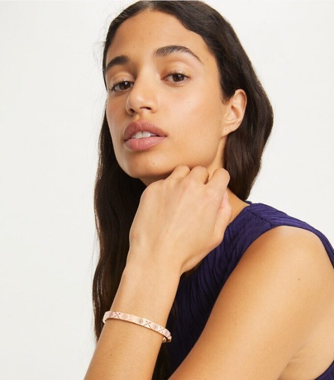 Icon T Monogram Hinge Bracelet