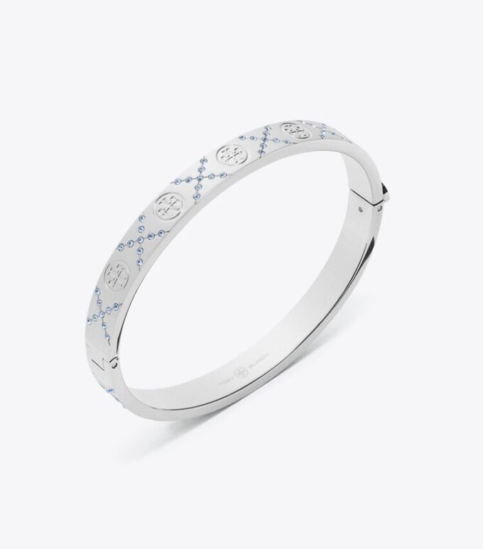 Icon T Monogram Pavé Hinge Bracelet