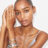 Icon T Monogram Pavé Hinge Bracelet
