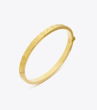 Icon T Monogram Thin Hinge Bracelet