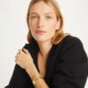 Icon T Monogram Thin Hinge Bracelet