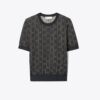 Jacquard Crewneck Top Jacquard Crewneck Top