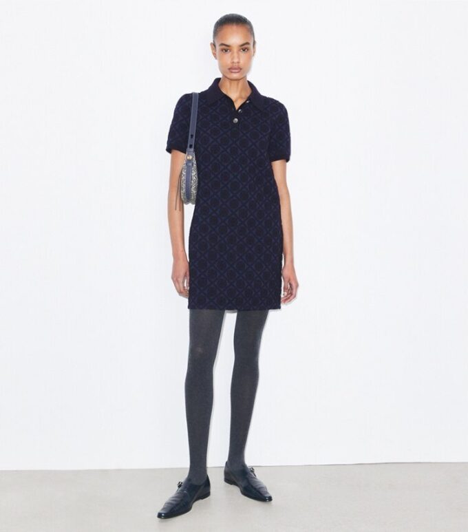 Jacquard Polo Dress Jacquard Polo Dress