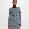 Jacquard Sweater Dress