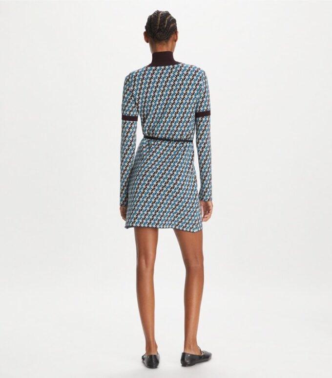 Jacquard Sweater Dress