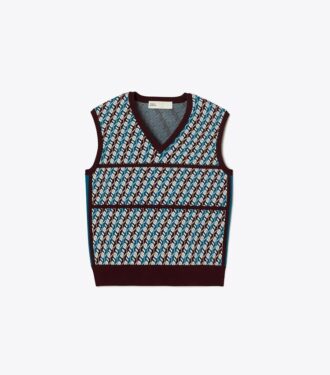 Jacquard Sweater Vest Jacquard Sweater Vest