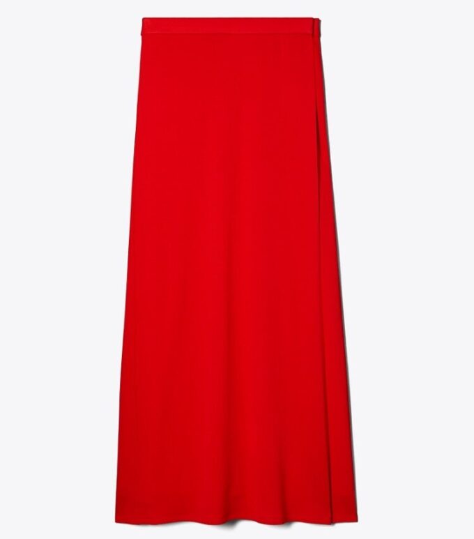 Jersey Crepe Wrap Skirt
