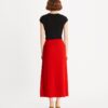 Jersey Crepe Wrap Skirt