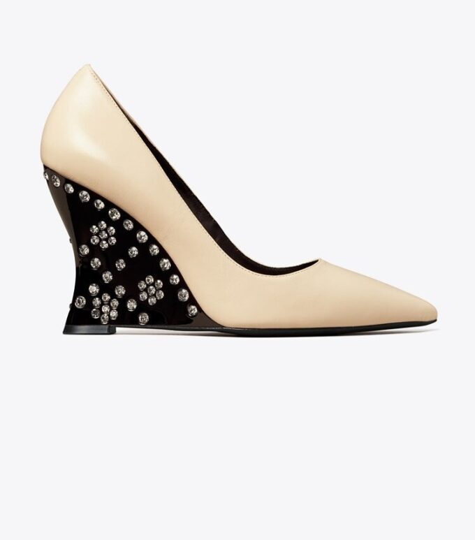 Jeweled Flower Wedge Jeweled Flower Wedge