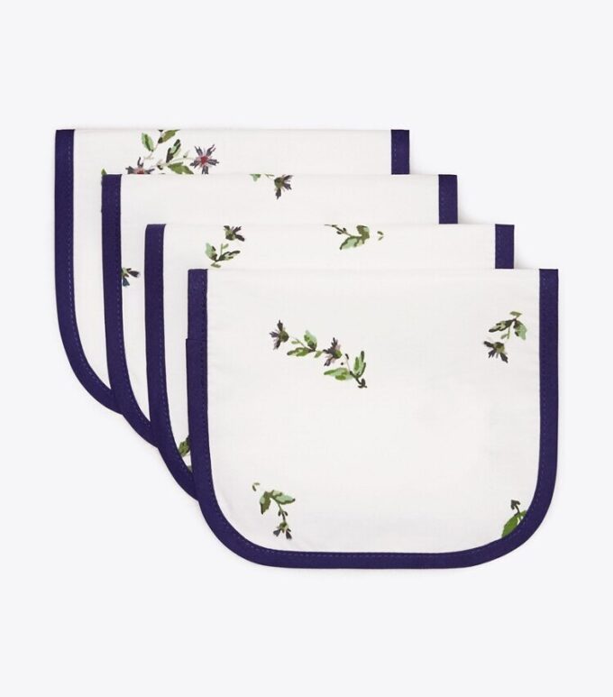 Jolie Fleur Cocktail Napkin, Set Of 4