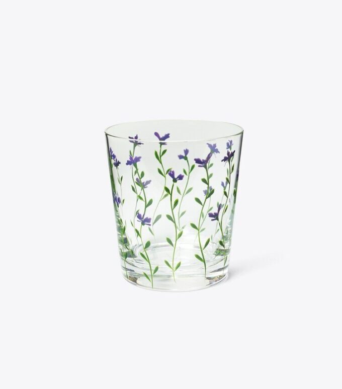 Jolie Fleur Double Old Fashioned Glass, Set Of 4 Jolie Fleur Double Old Fashioned Glass, Set Of 4