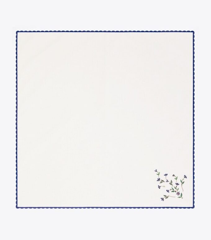 Jolie Fleur Embroidered Napkin, Set Of 4