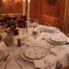 Jolie Fleur Round Tablecloth, 132″ Jolie Fleur Round Tablecloth, 132″