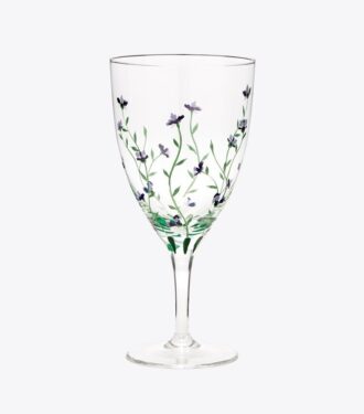 Jolie Fleur Wine Glass, Set Of 2