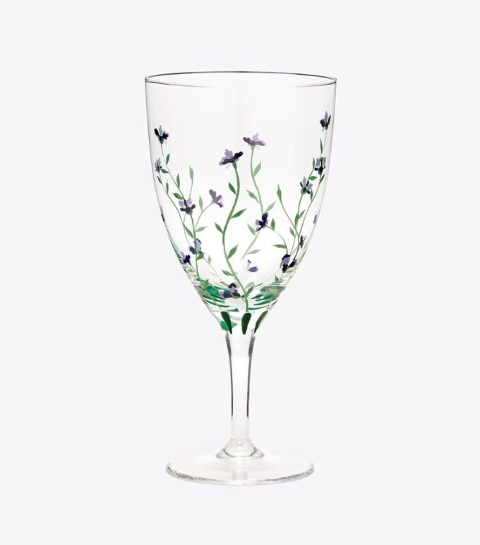 Jolie Fleur Wine Glass, Set Of 2 Jolie Fleur Wine Glass, Set Of 2