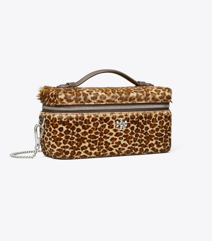 Kira Calf Hair Vanity Case
