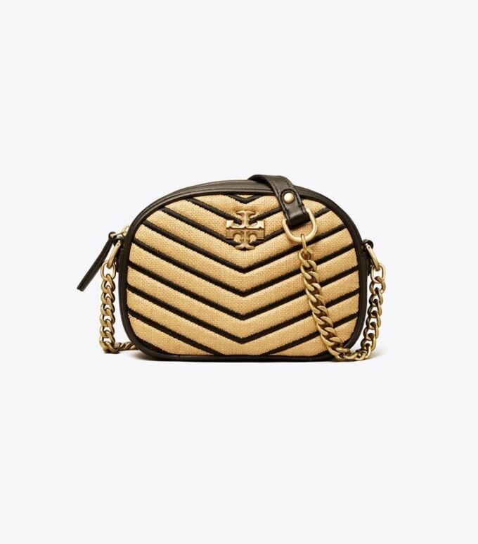 Kira Chevron Soft Straw Small Camera Bag Kira Chevron Soft Straw Small Camera Bag