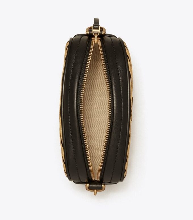 Kira Chevron Soft Straw Small Camera Bag Kira Chevron Soft Straw Small Camera Bag