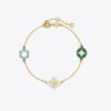Kira Clover Enamel Bracelet