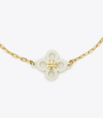 Kira Clover Enamel Bracelet