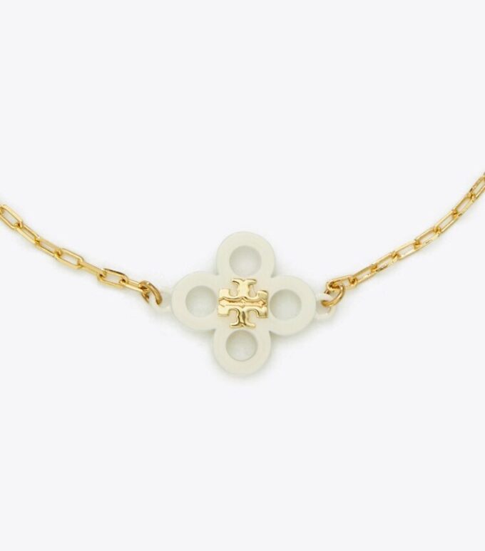 Kira Clover Enamel Bracelet