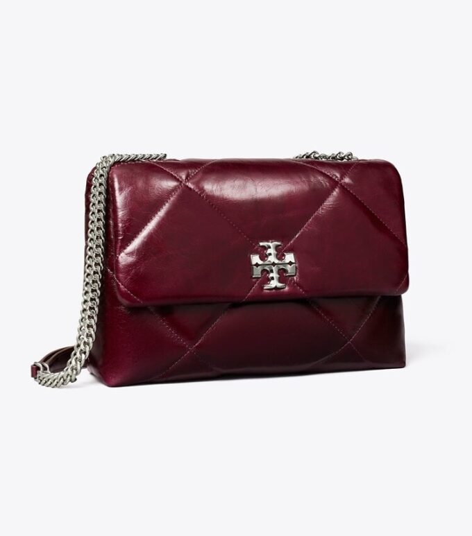 Kira Diamond Quilt Distressed Shoulder Bag