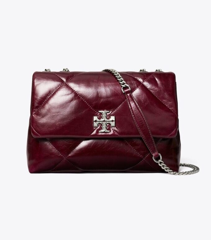 Kira Diamond Quilt Distressed Shoulder Bag