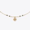 Kira Enamel Bar Pendant Necklace