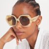 Kira Oversized Geometric Sunglasses Kira Oversized Geometric Sunglasses