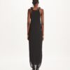Knotted Crepe Dress