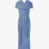 Knotted Viscose Dress