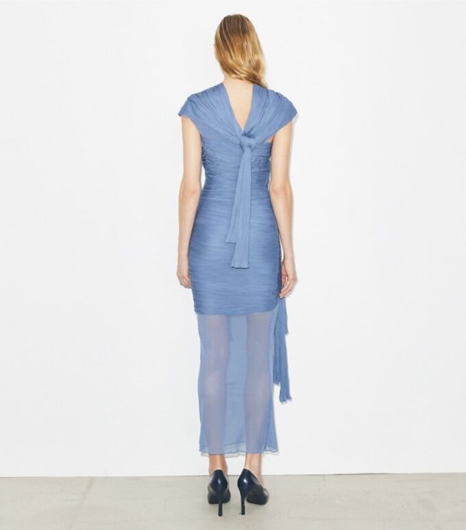 Knotted Viscose Dress