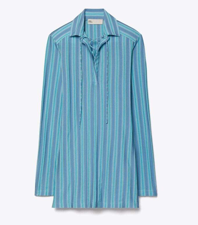 Lace-Up Jersey Tunic Lace-Up Jersey Tunic