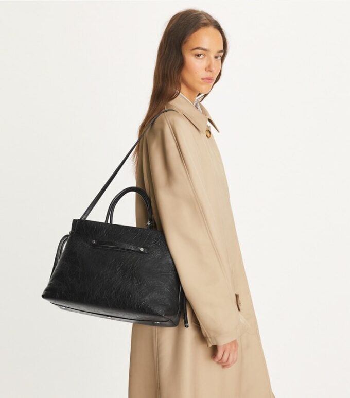 Large Mercer Distressed Satchel