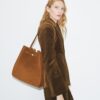 Large Romy Suede Bucket Bag