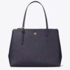 Leather Double Zip Tote Leather Double Zip Tote