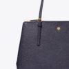 Leather Double Zip Tote Leather Double Zip Tote